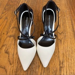 Christian Siriano Black and White Pumps